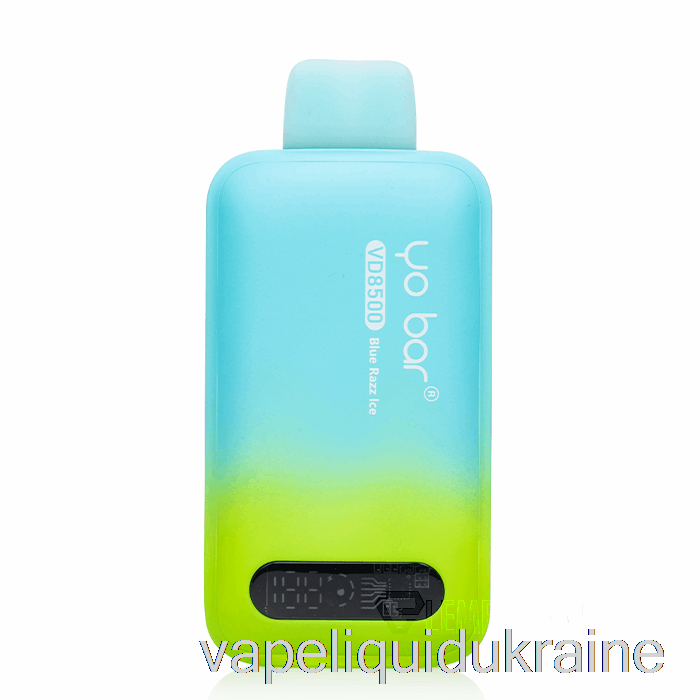 Vape Liquid Ukraine YO BAR VD8500 Disposable Blue Razz Ice